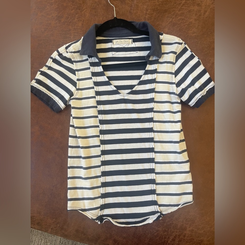 Free people polo t- shirt